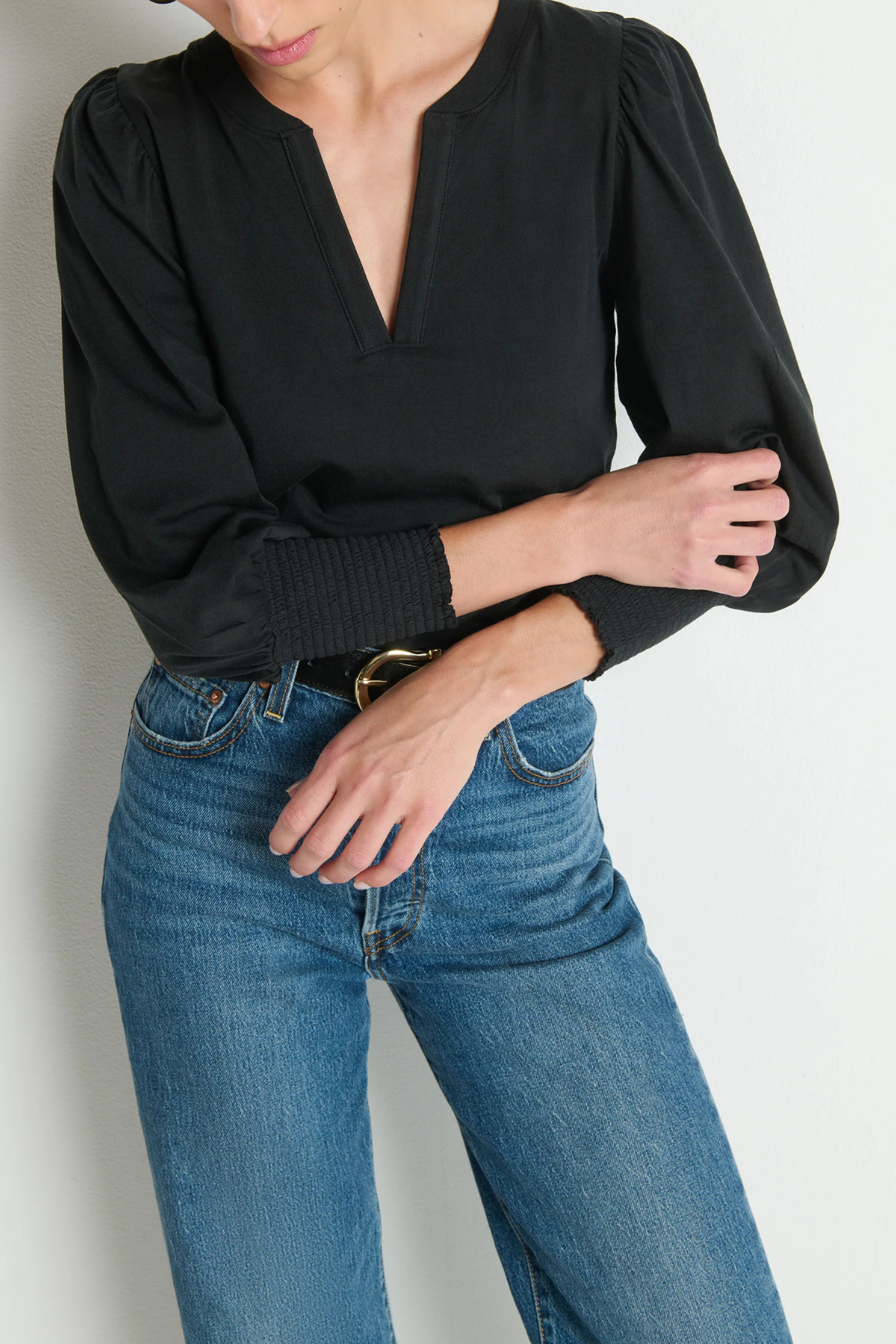 Nation Ltd Flora Peasant Tee