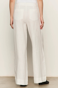 Sanctuary Linen Marine Wide Leg Pant