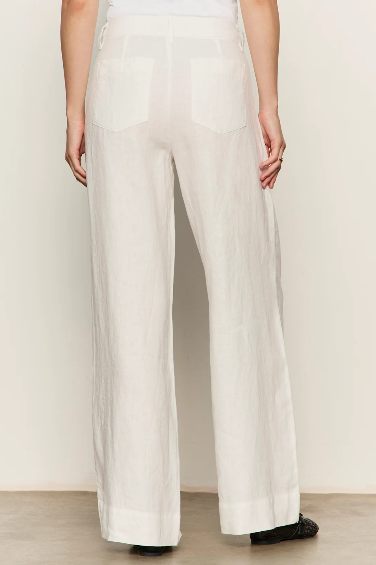 Sanctuary Linen Marine Wide Leg Pant