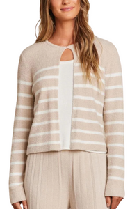 Barefoot Dreams Striped Cardigan