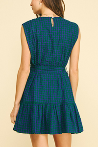 Polka Dot Tiered Mini Dress