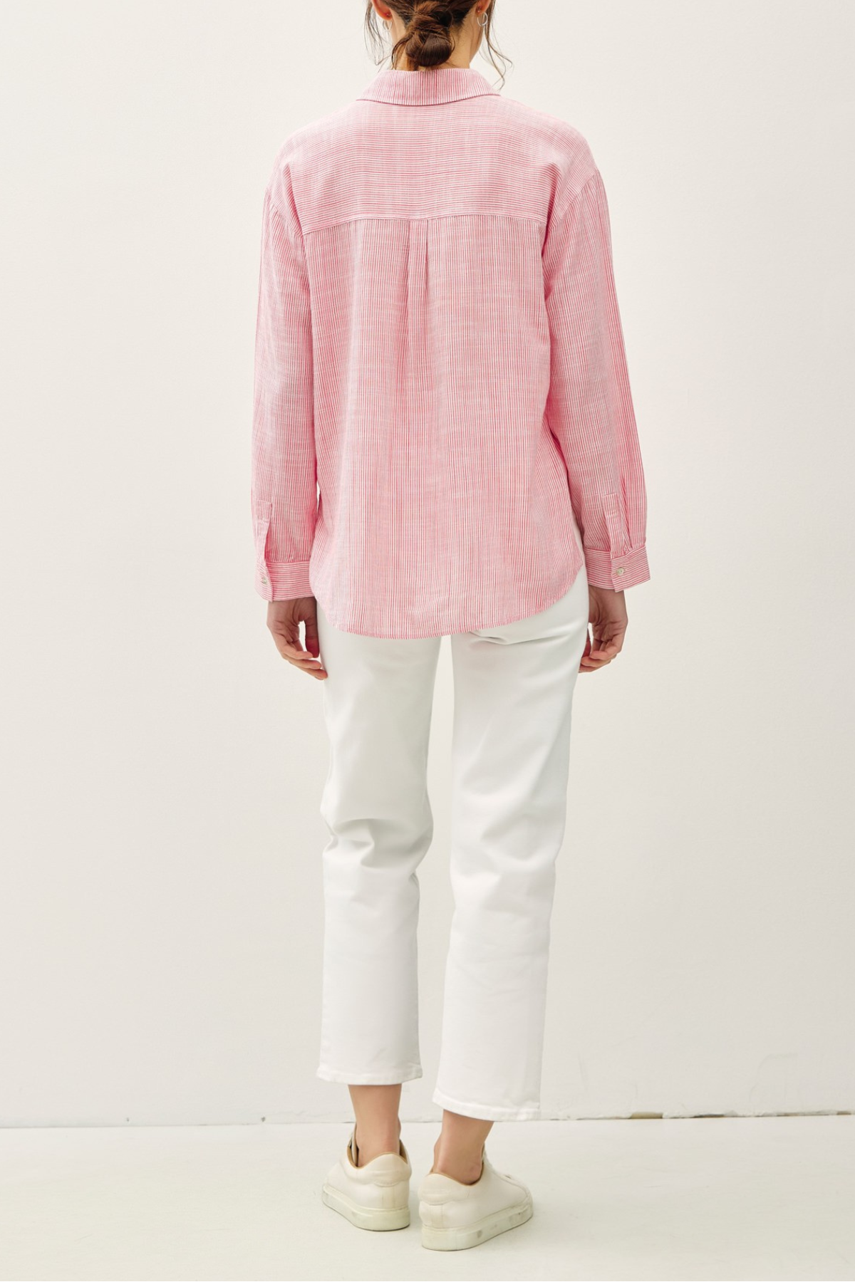 Lexi Pinstripe Button Down Shirt