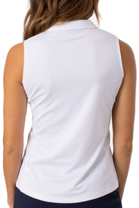 Golftini Ruffle Sleeveless Polo