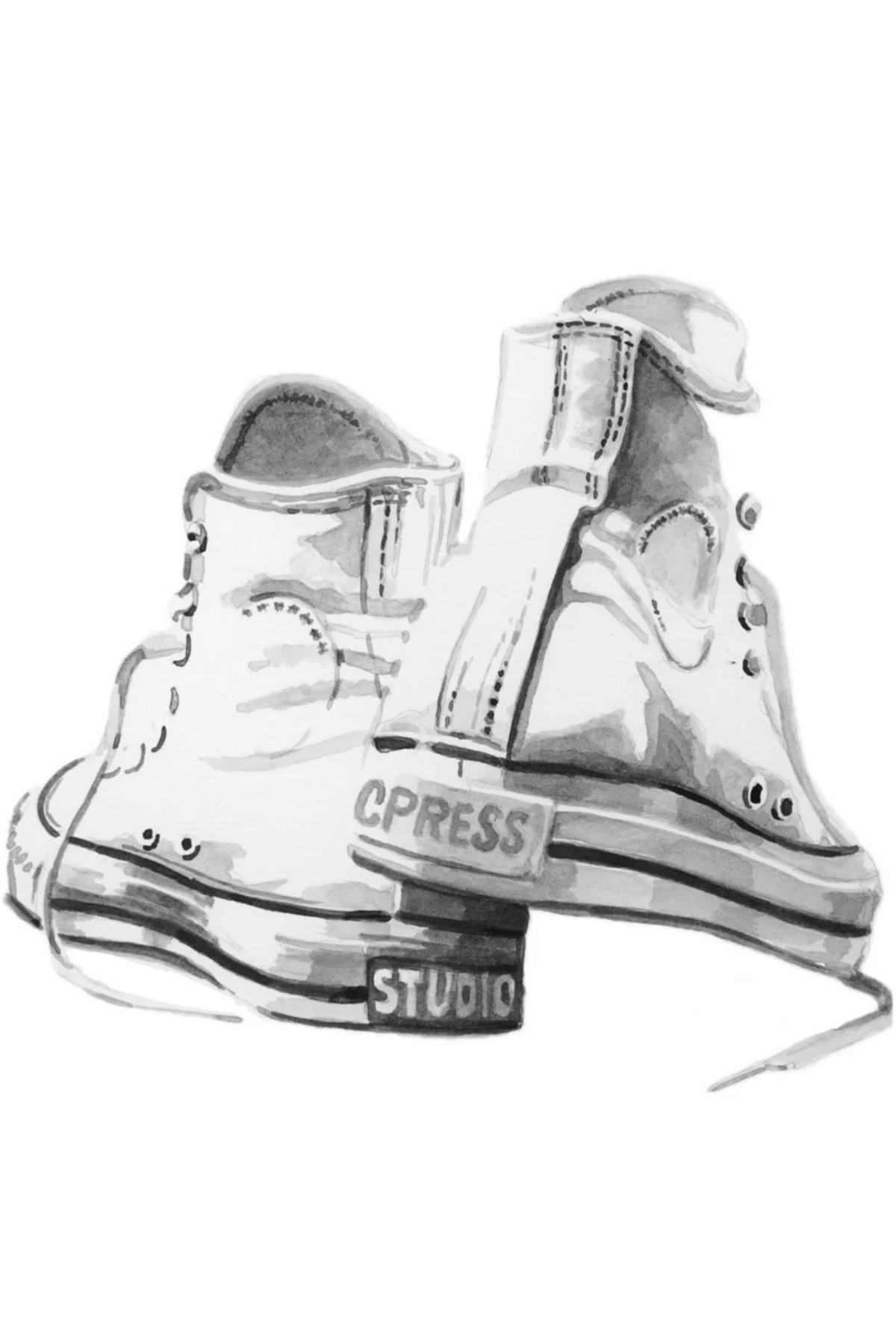 CPRESS STUDIO High Top Mushie Tee