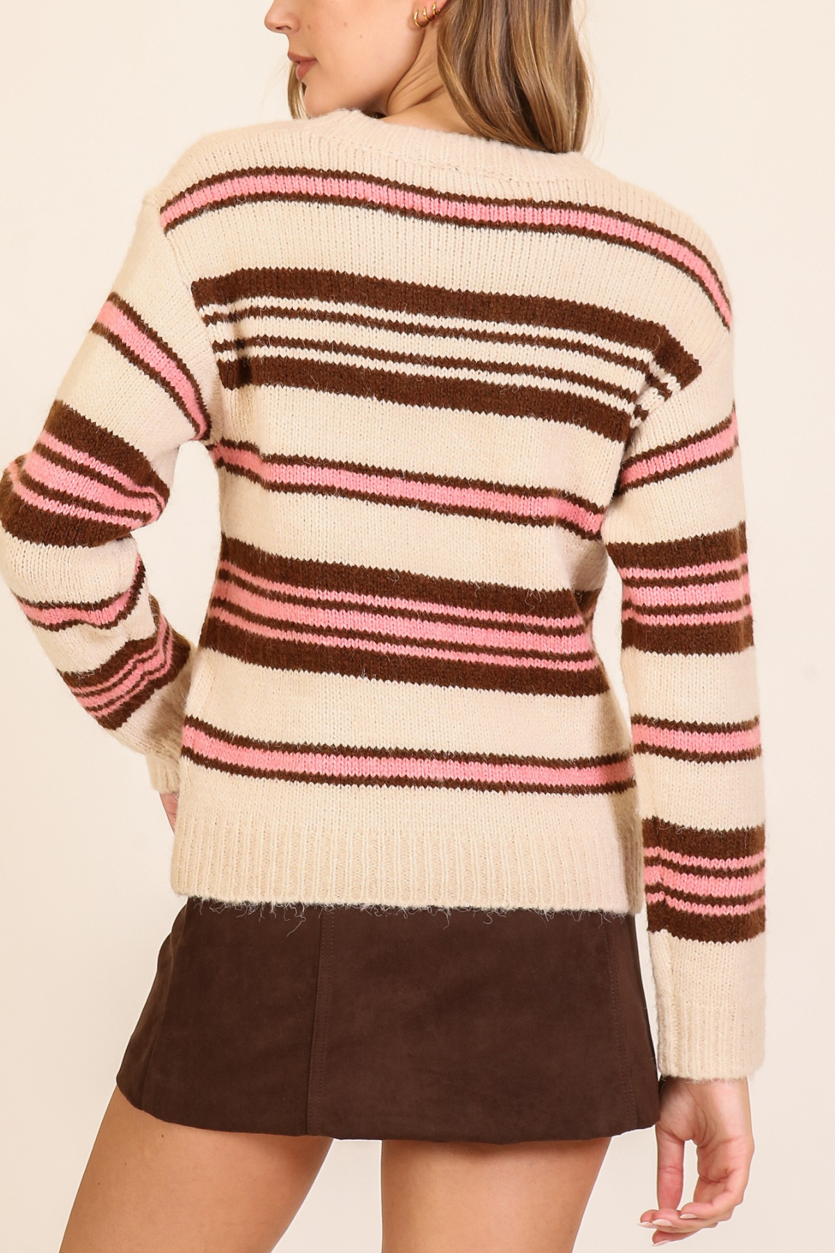 Sunset Stripe Knit Sweater