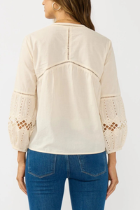 Rosalia Tie Front Top