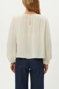 Michael Stars Dolly Metallic Stripe Top