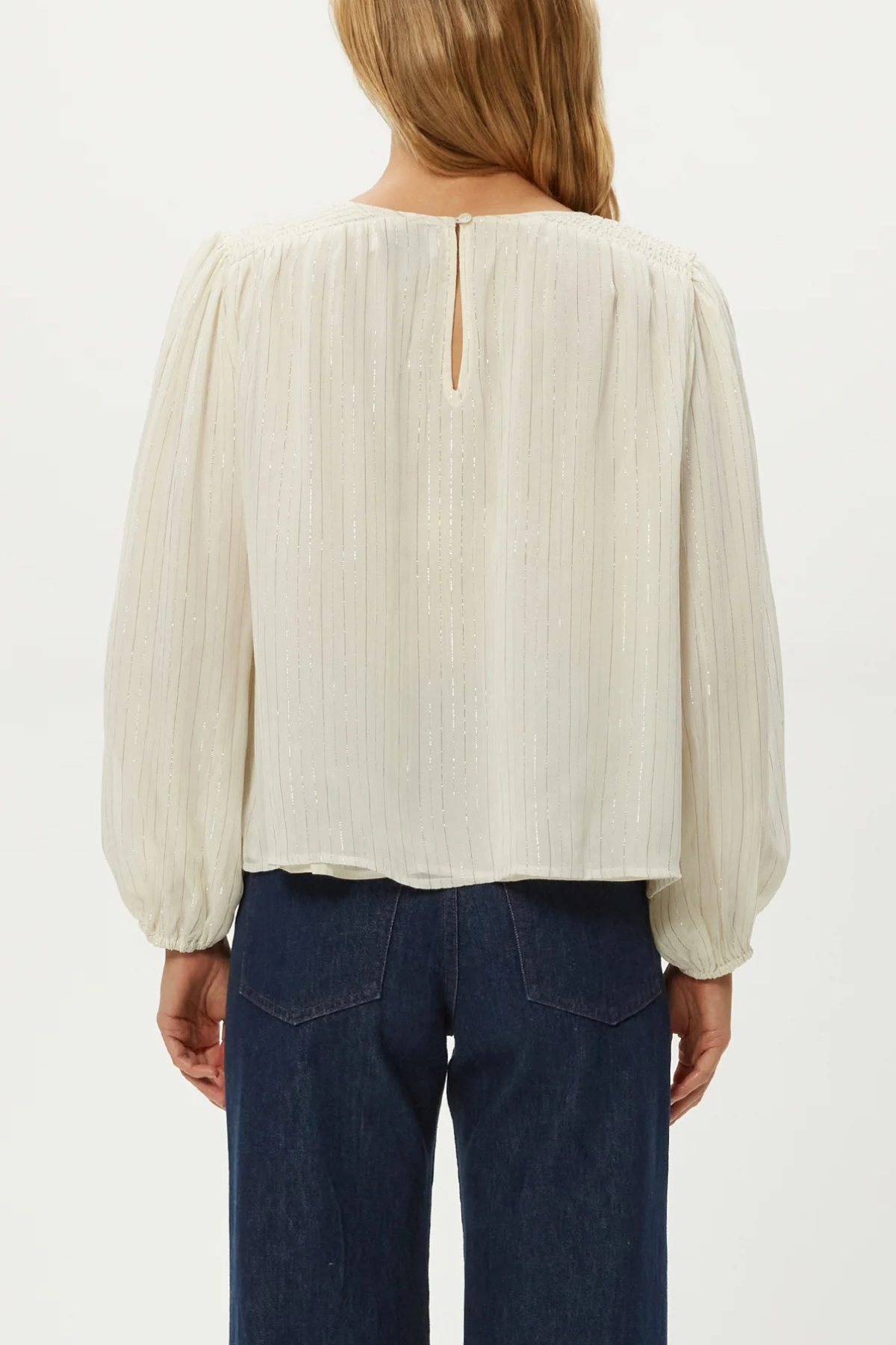 Michael Stars Dolly Metallic Stripe Top