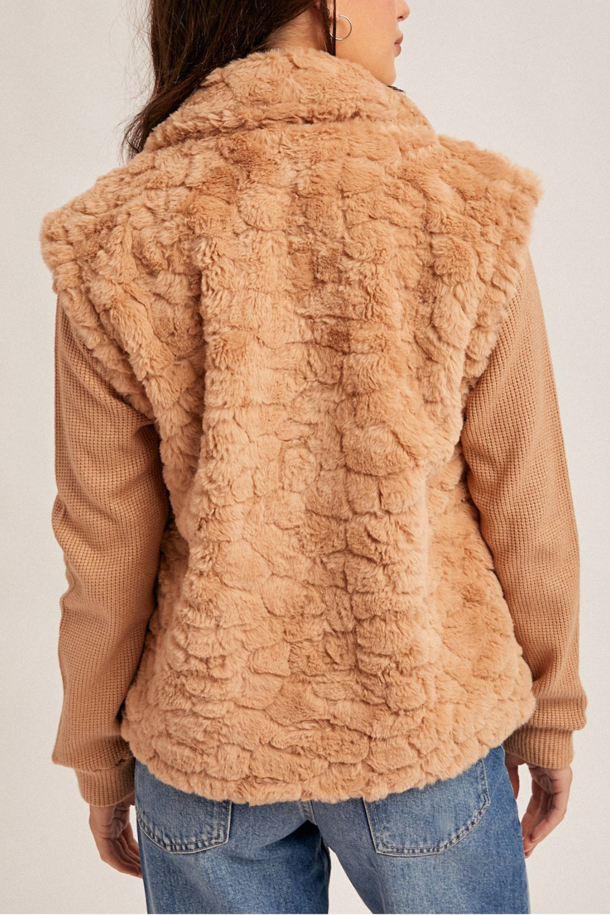 Contrast Button Down Jacket