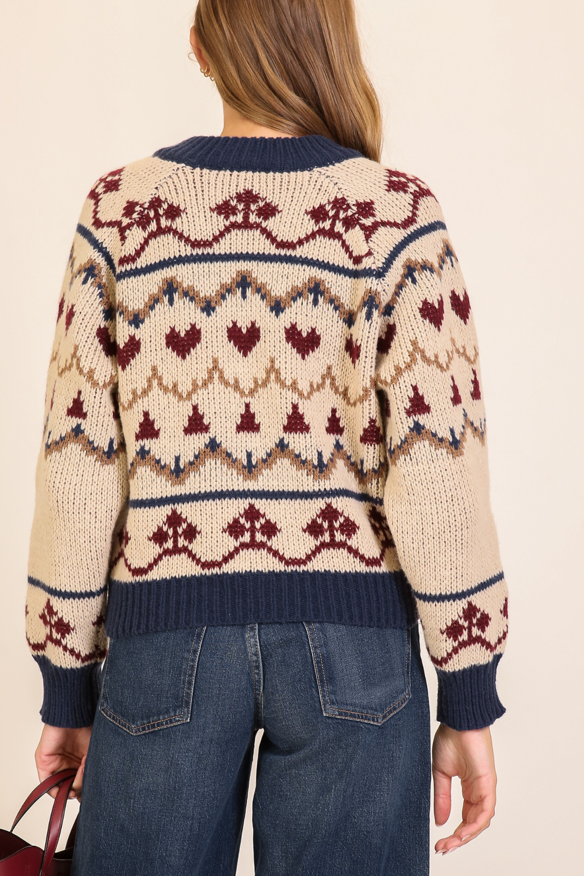 Aspen Nordic Zip Knit Sweater Jacket