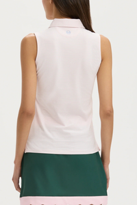 Renwick Sleeveless Stretch Cotton Polo
