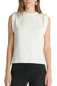 Nation Ltd Mikka Buttoned Shoulder Tank