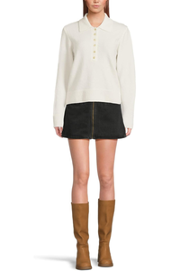 Michael Stars Margie Polo Sweater