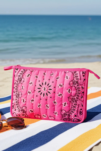 Bandana Print Pouch
