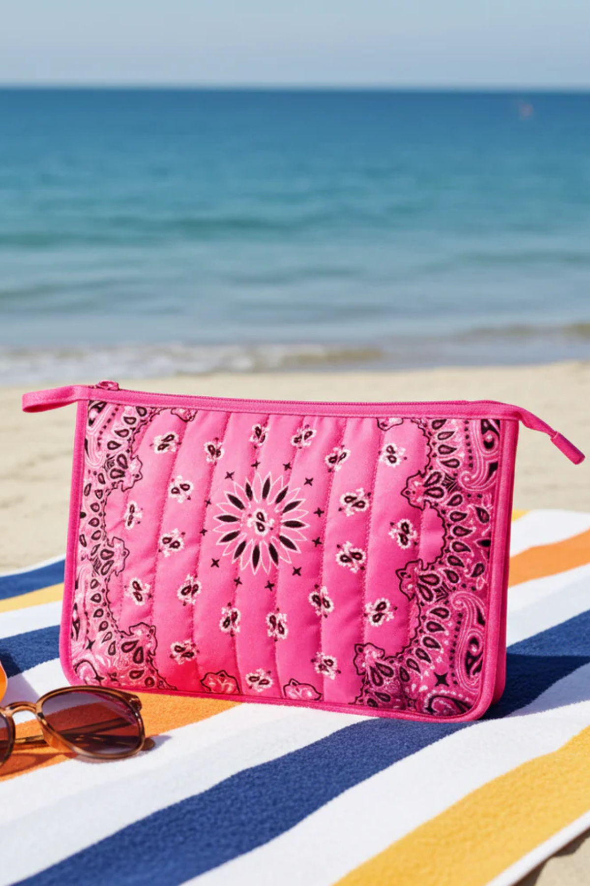 Bandana Print Pouch