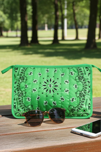 Bandana Print Pouch