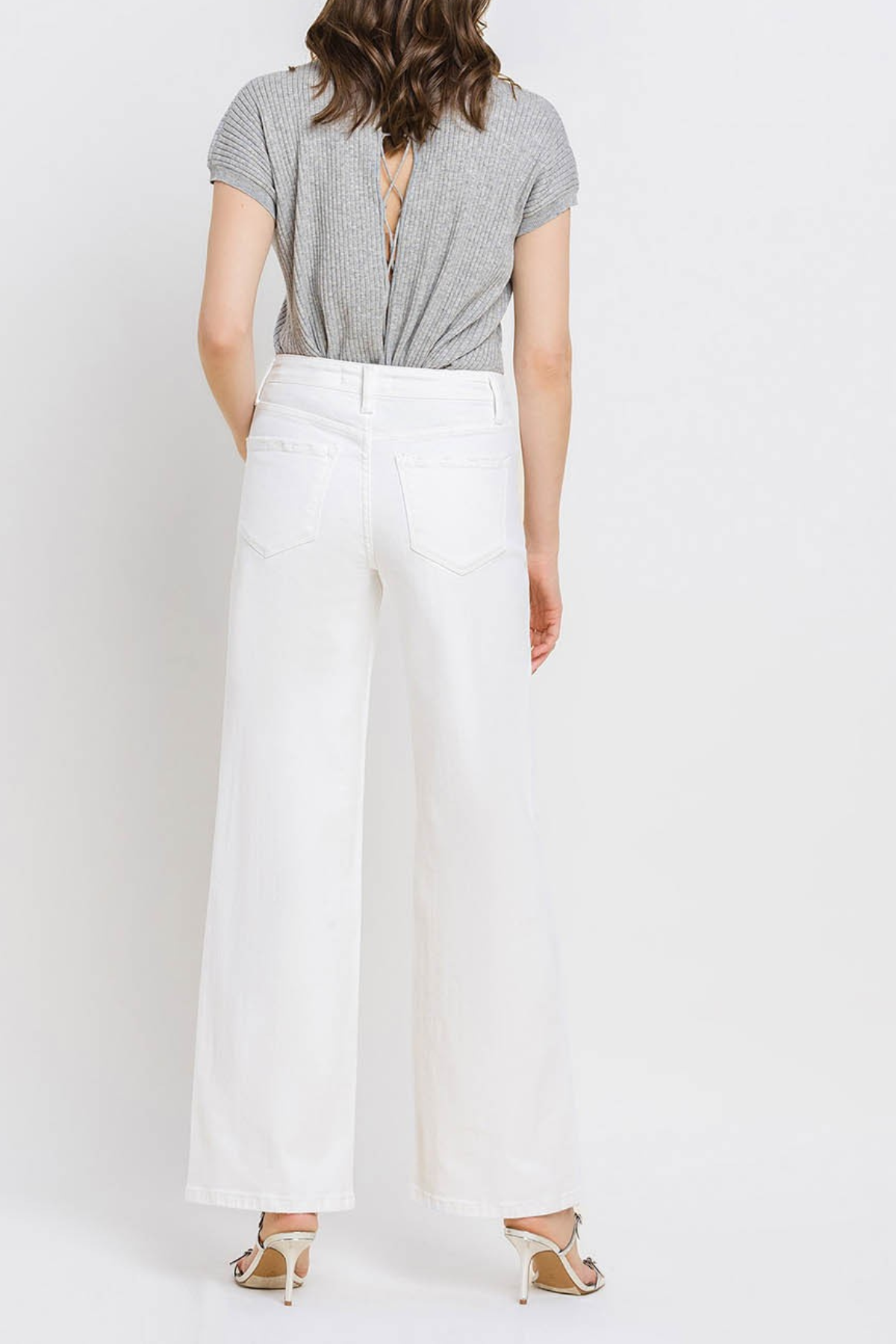 Vervet High Rise Wide Leg Jeans
