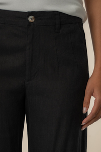 Kut Meg Linen High Rise Wide Straight Leg