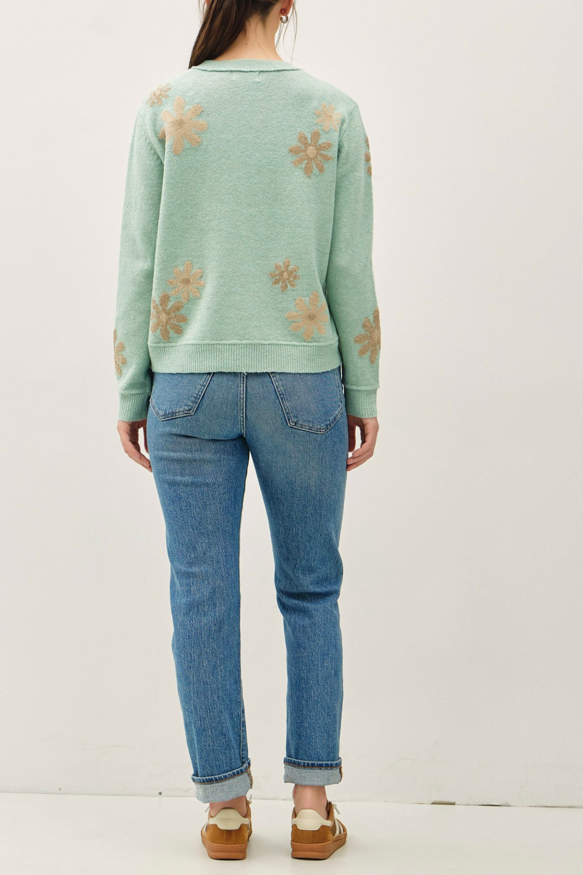 Lexi Floral Accent Sweater