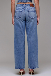 Hidden Logan Mid Rise Dad Jean