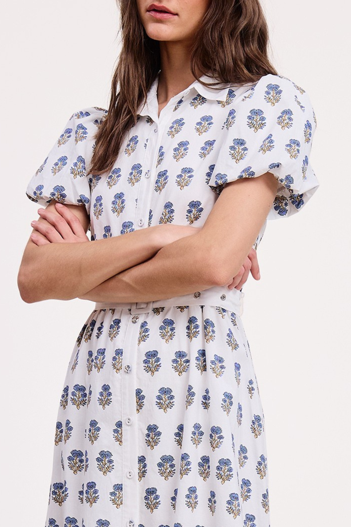 Button Down Midi Dress