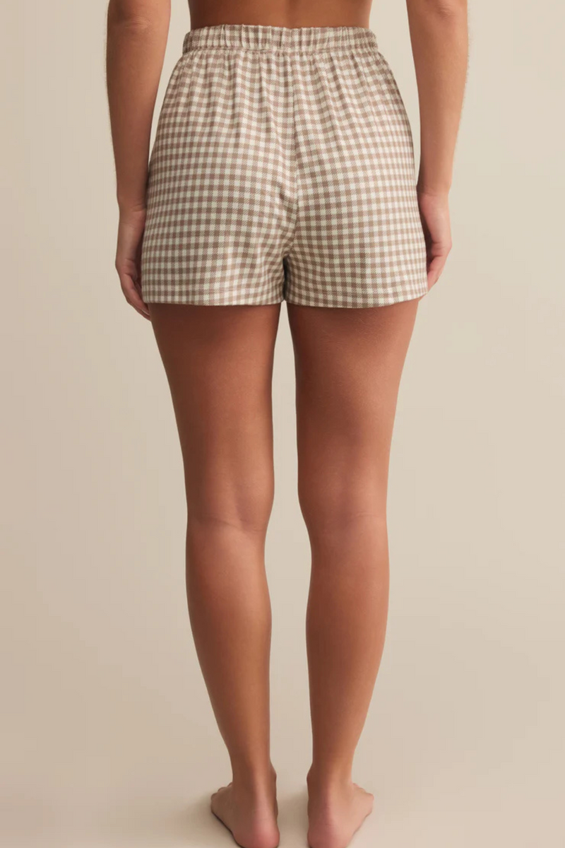 Maddie Gingham Short