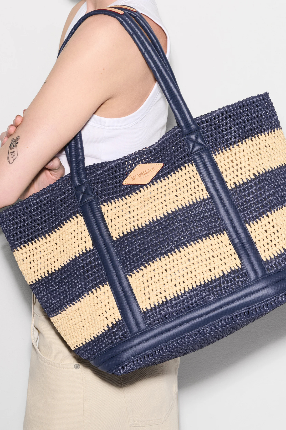 MZ Wallace Medium Crochet Tote