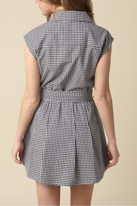 Norah Gingham Belted Dress
