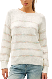 Lexi Drop Shoulder Striped Sweater