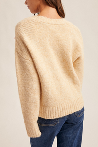 Floral Sequin Beaded Button Down Cardigan