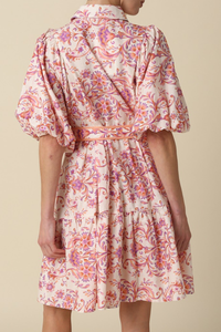 Amelie Floral Belted Dress