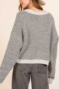 Chevron Cardigan