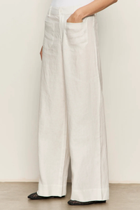 Sanctuary Linen Marine Wide Leg Pant
