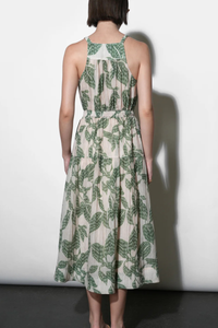 Veneria Halter Midi Dress