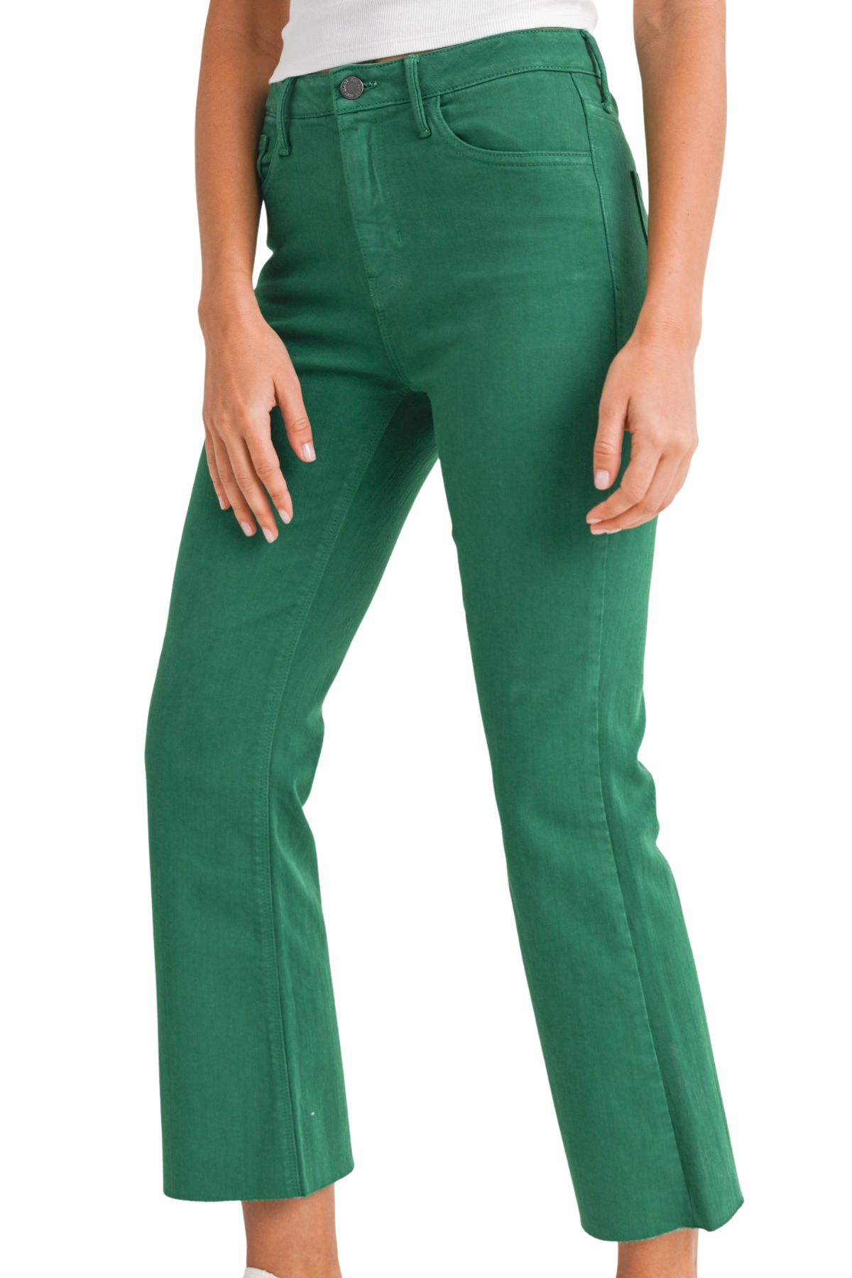 JBD Cropped Denim Flare