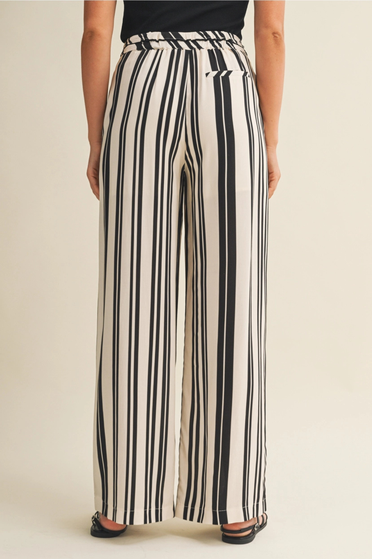 Striped Wide Leg Pants