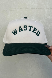 Small Letter Wasted Vintage Hat