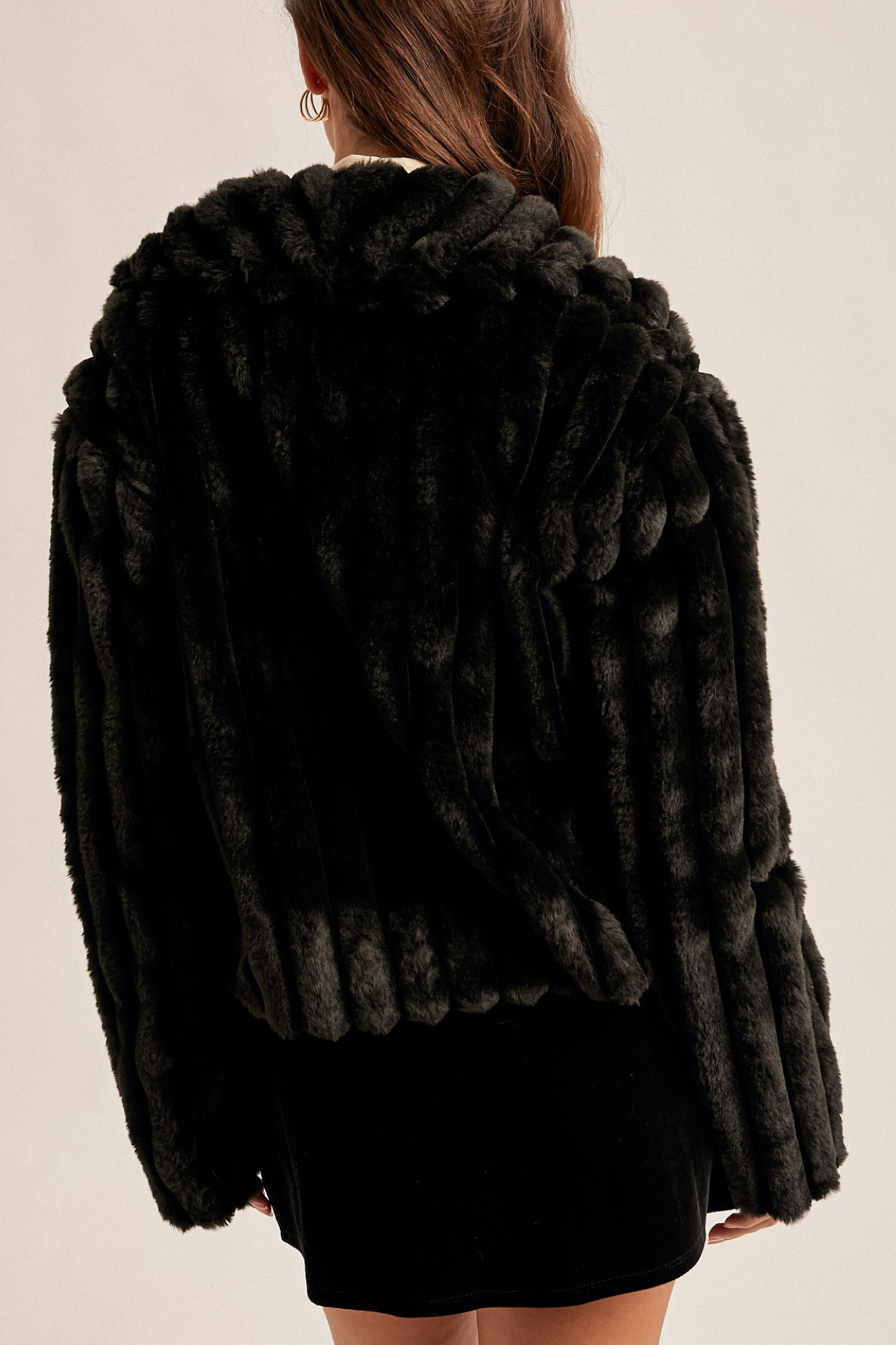 Faux Fur Crop Jacket