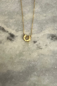 PG Designs Detailed Horseshoe Necklace