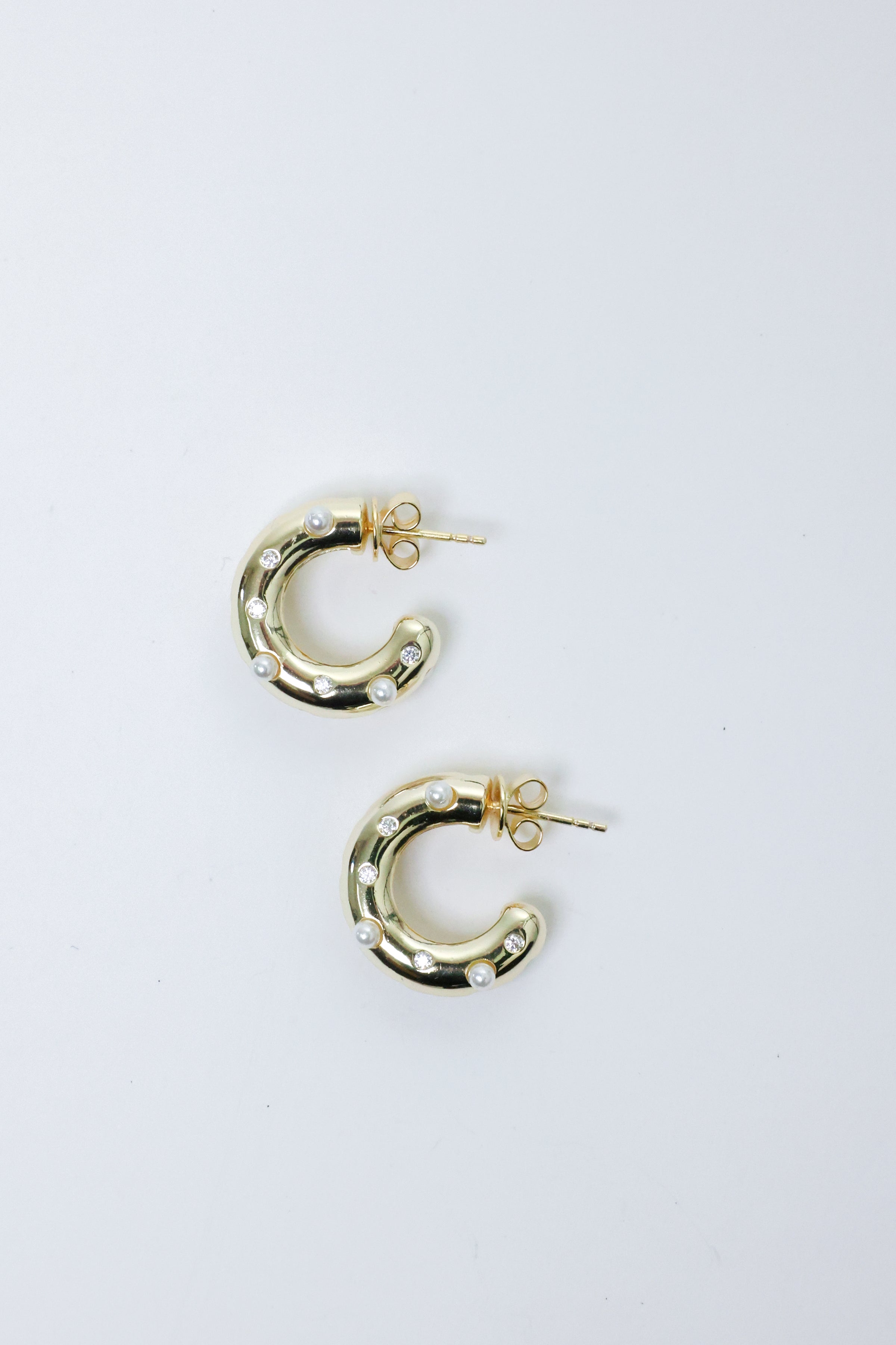 PG Designs Dot Hoop Earrings