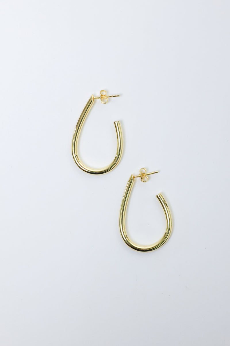 PG Designs Oval Shaped Tube Earrings