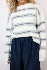 Striped Cropped Sweater