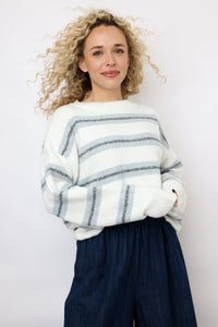 Striped Cropped Sweater