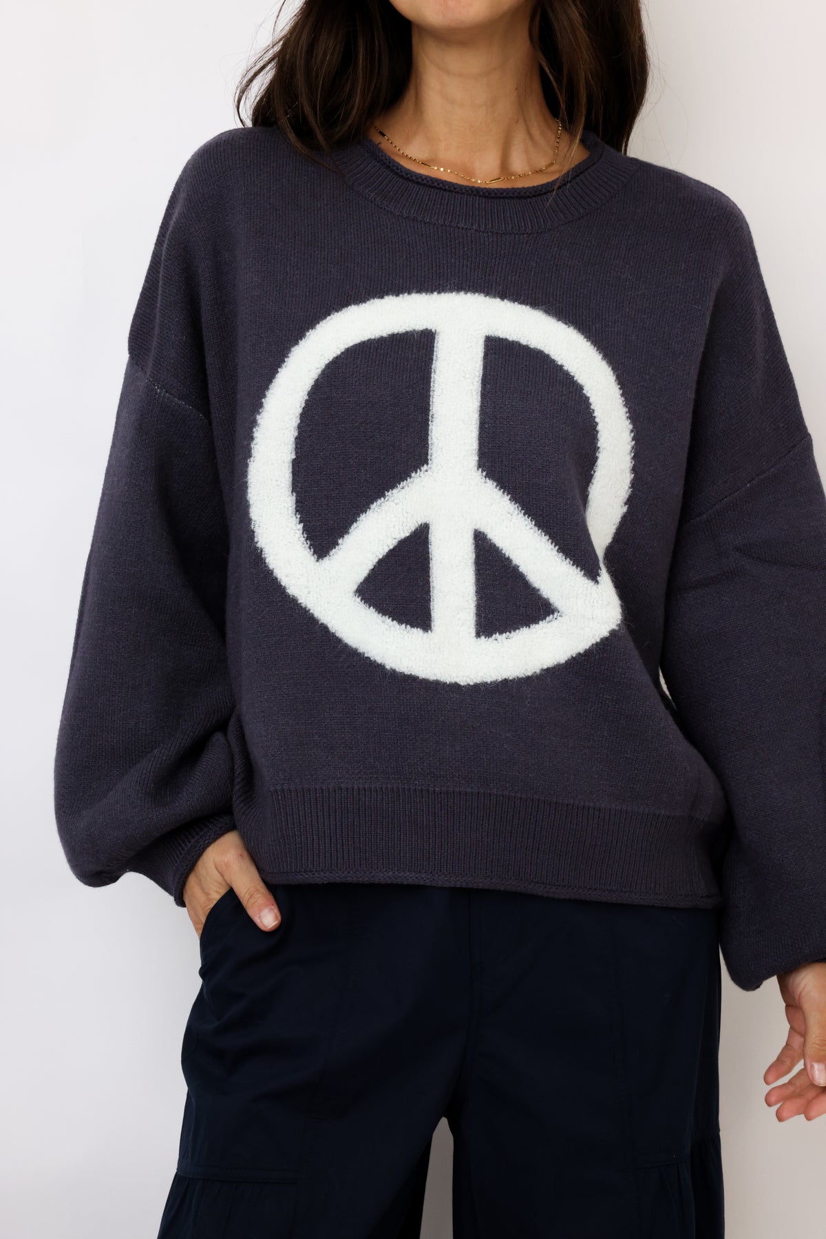 Peace Sign Sweater