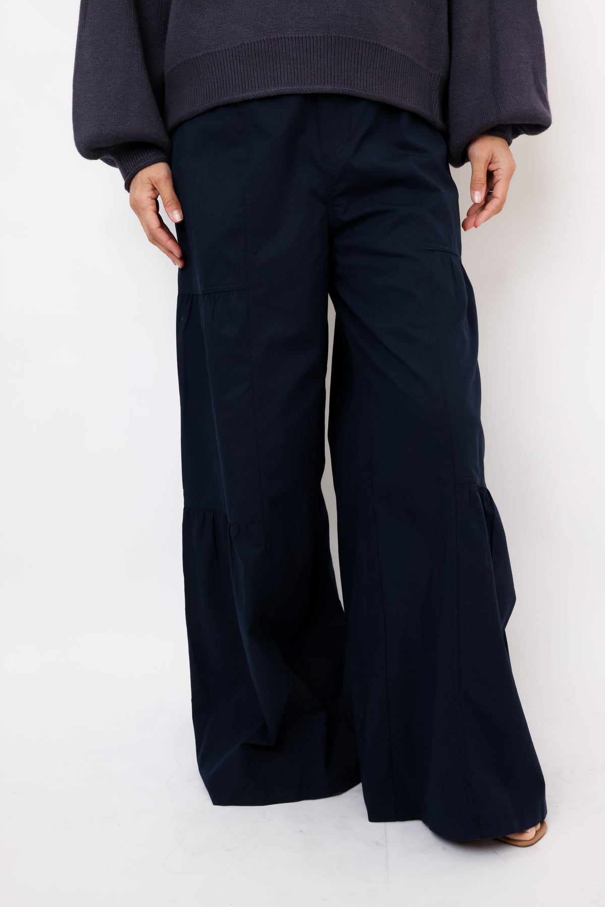 Tiered Wide Leg Pants