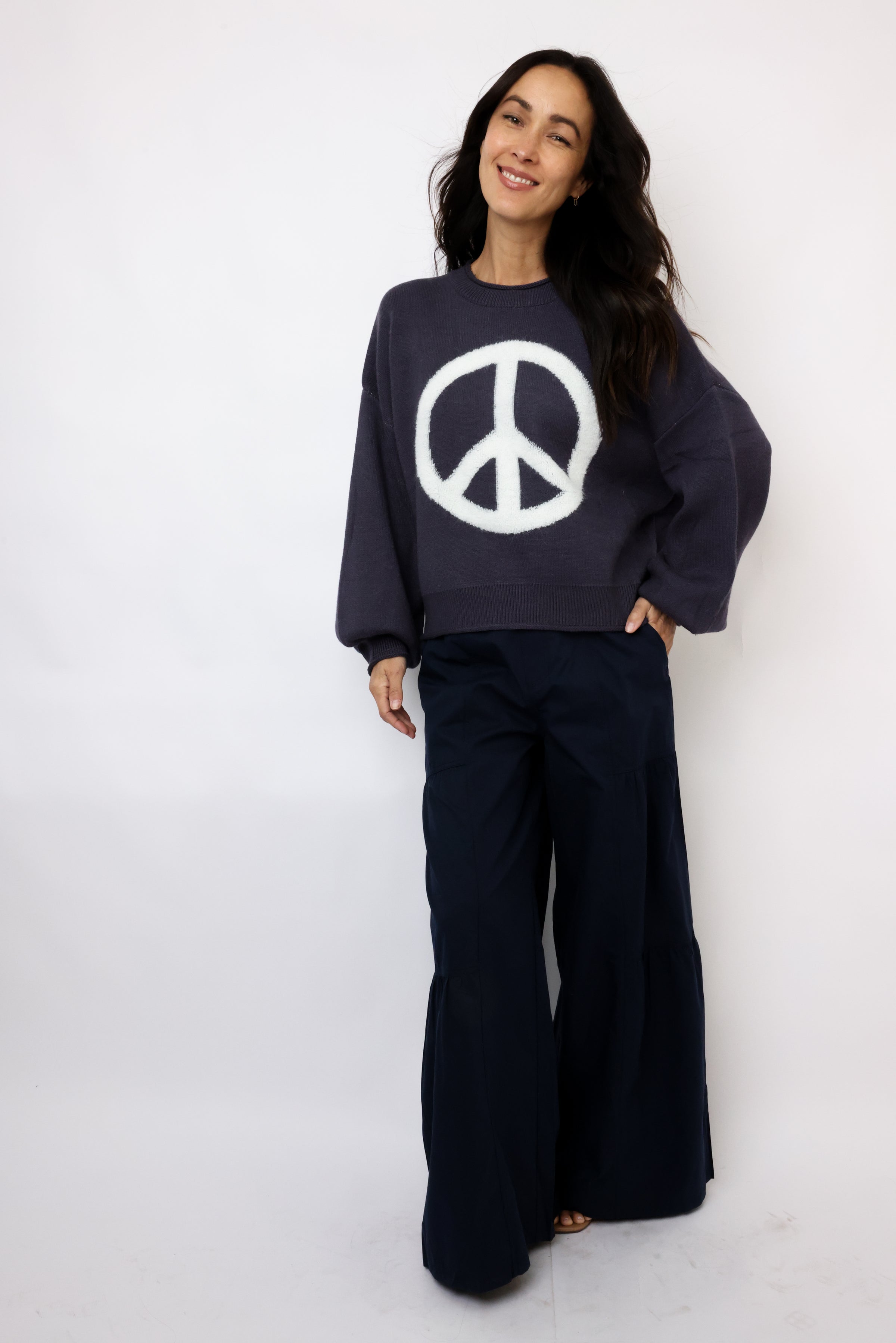 Tiered Wide Leg Pants