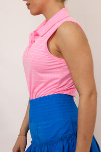 Adidas Ultimate365 Jacquard Sleeveless Polo