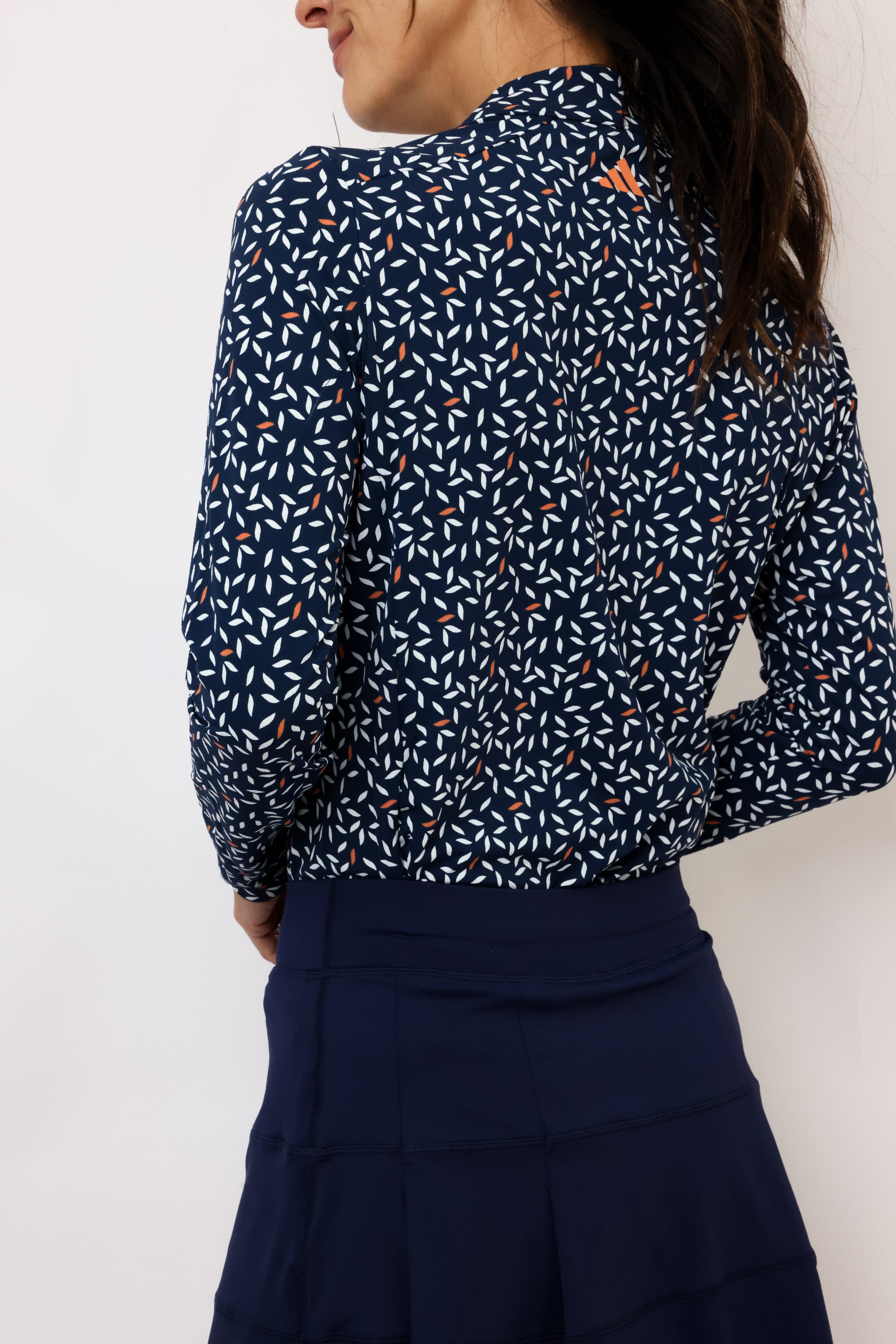 Adidas Ultimate365 Printed Quarter Zip Mock