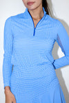 IBKUL Long Sleeve Mock Neck Top