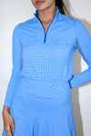 IBKUL Long Sleeve Mock Neck Top